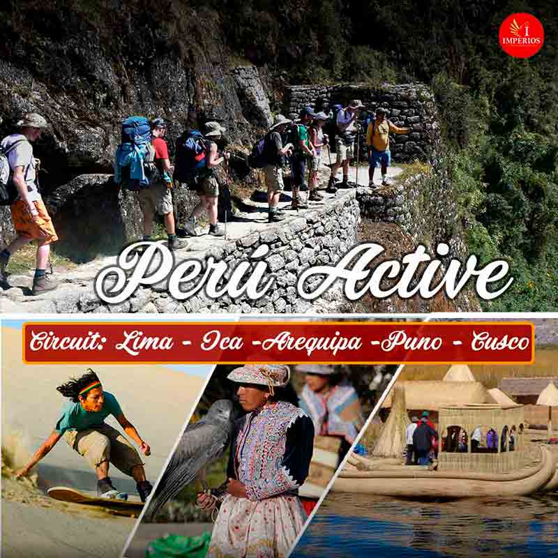 Paquetes Turísticos Lima, Paracas, Nazca, Arequipa, Chivay, Puno, El Ancestral Camino Inca e 4 días, Machupicchu.
