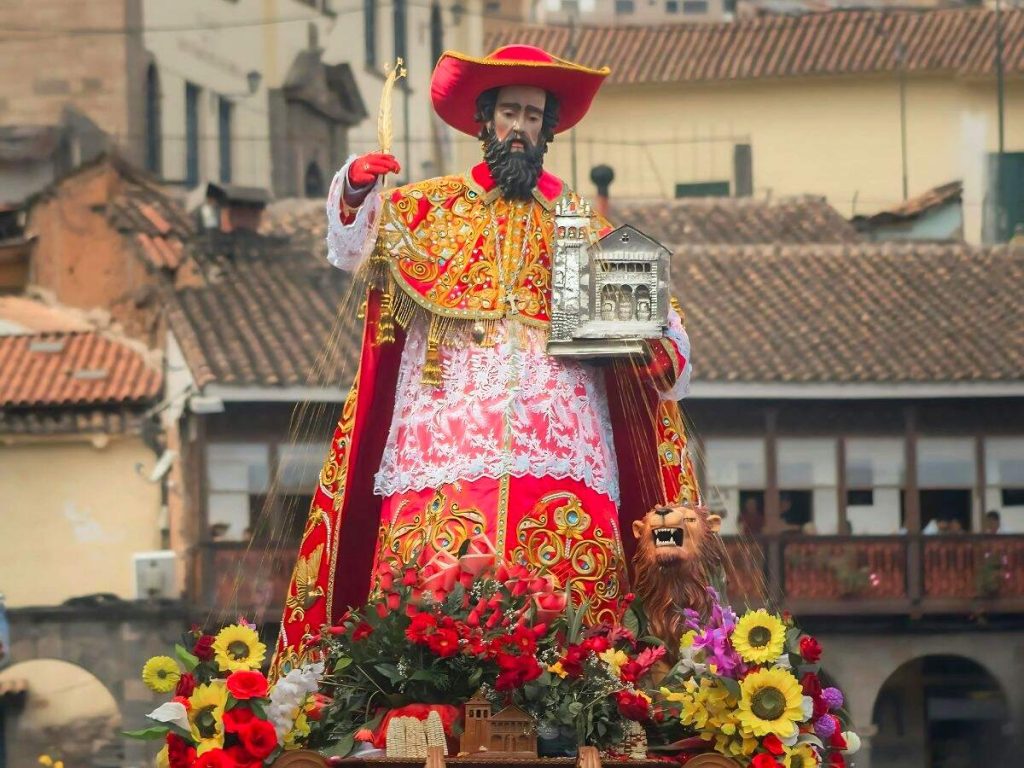 Pattern Saint Jerome in corpus christi