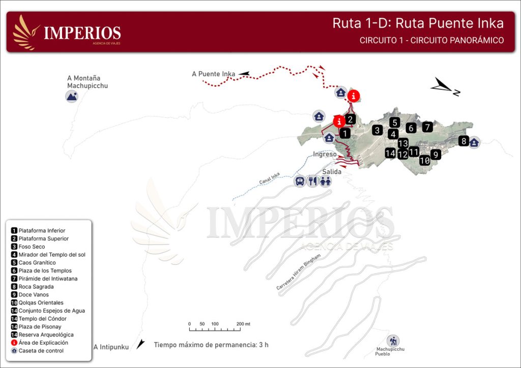 Ruta por el puente Inca