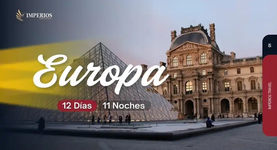 Brochure Europa: España, Francia e Italia 12 Días
