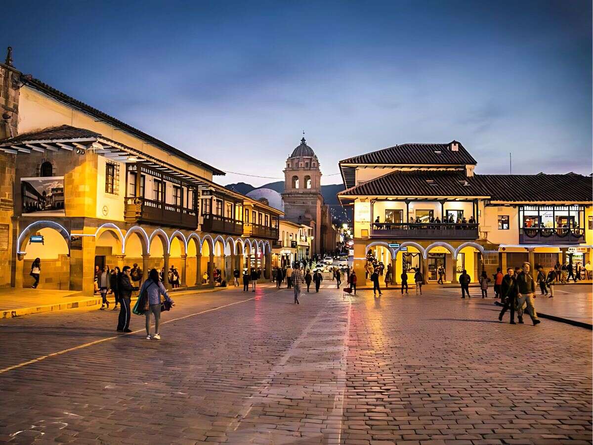 main square of Cusco on New Year's Eve