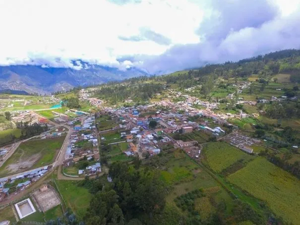 Vista del pueblo de mollepata