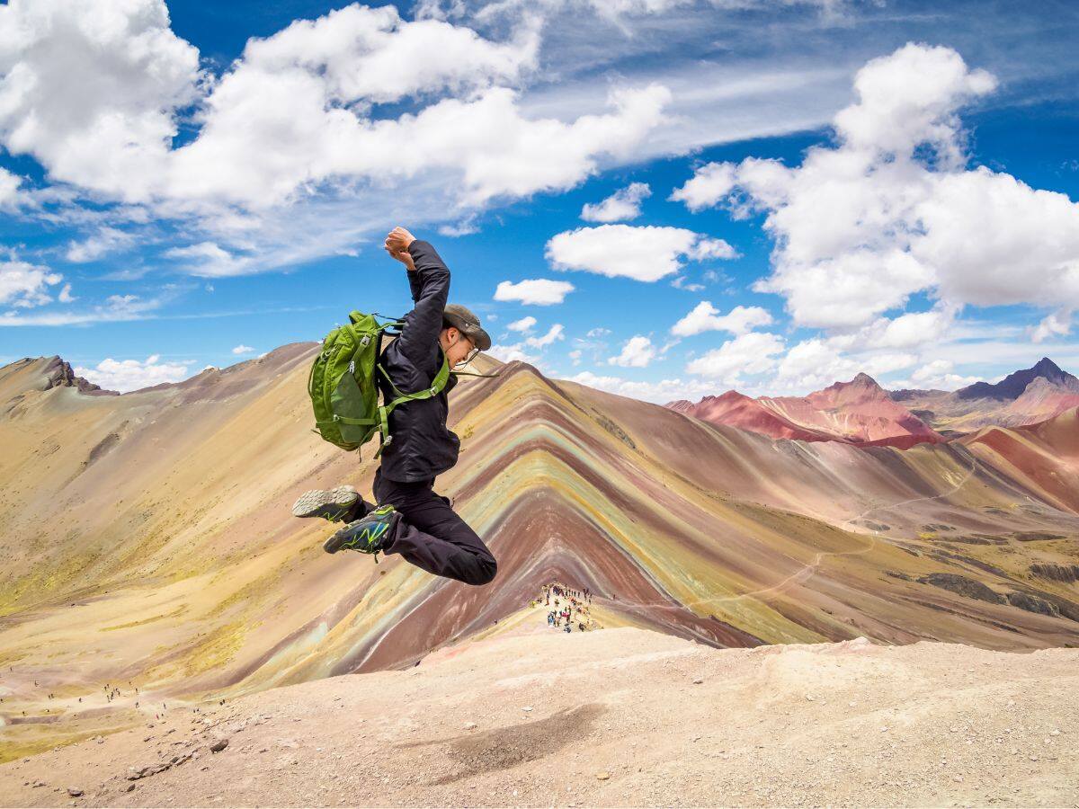 vinicunca mountain or rainbow mountain