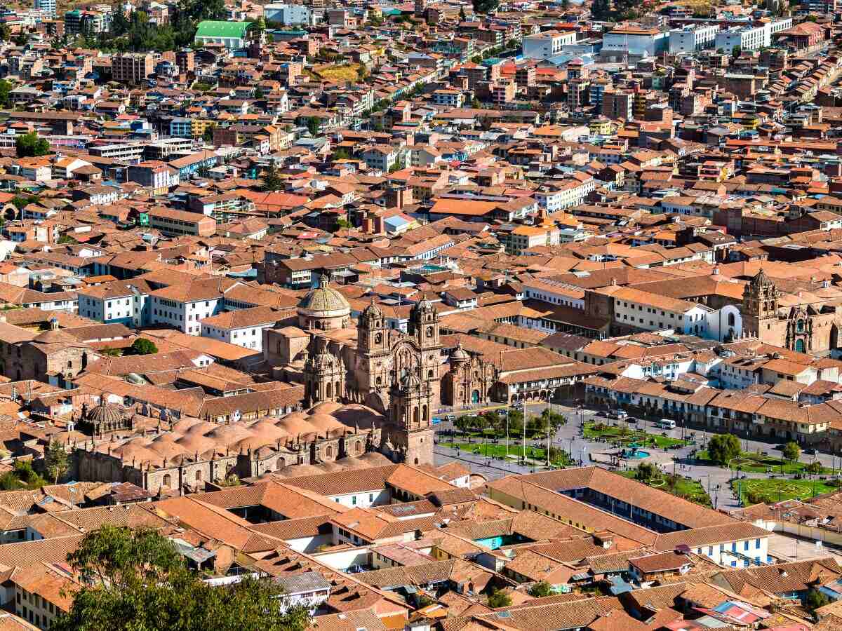 view of the city of Cusco