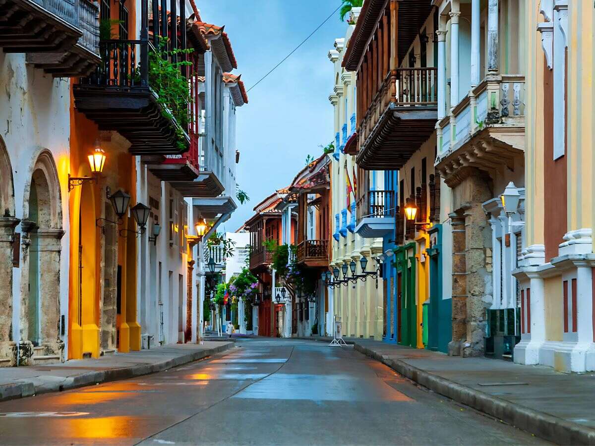 vista de las calles de cartagena de indias