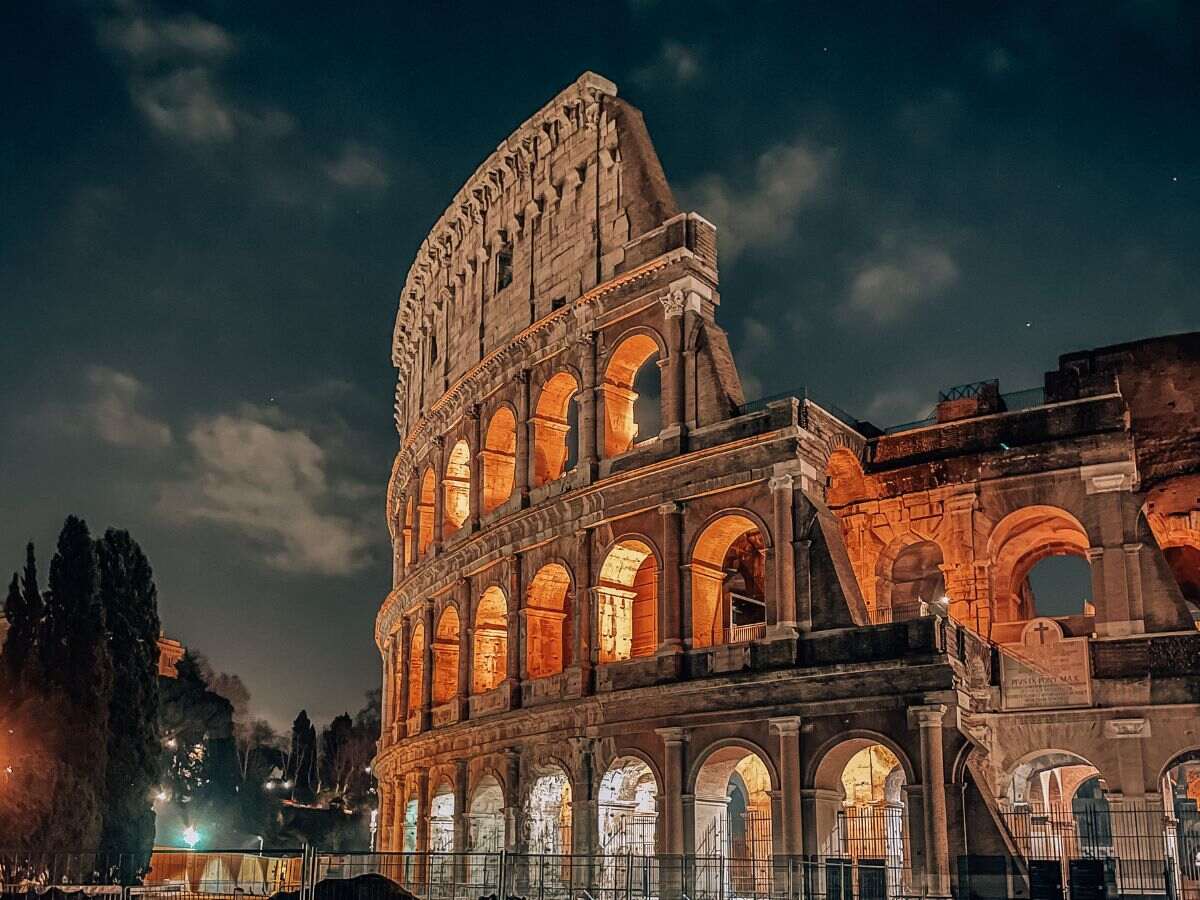 vista del coliseo romano