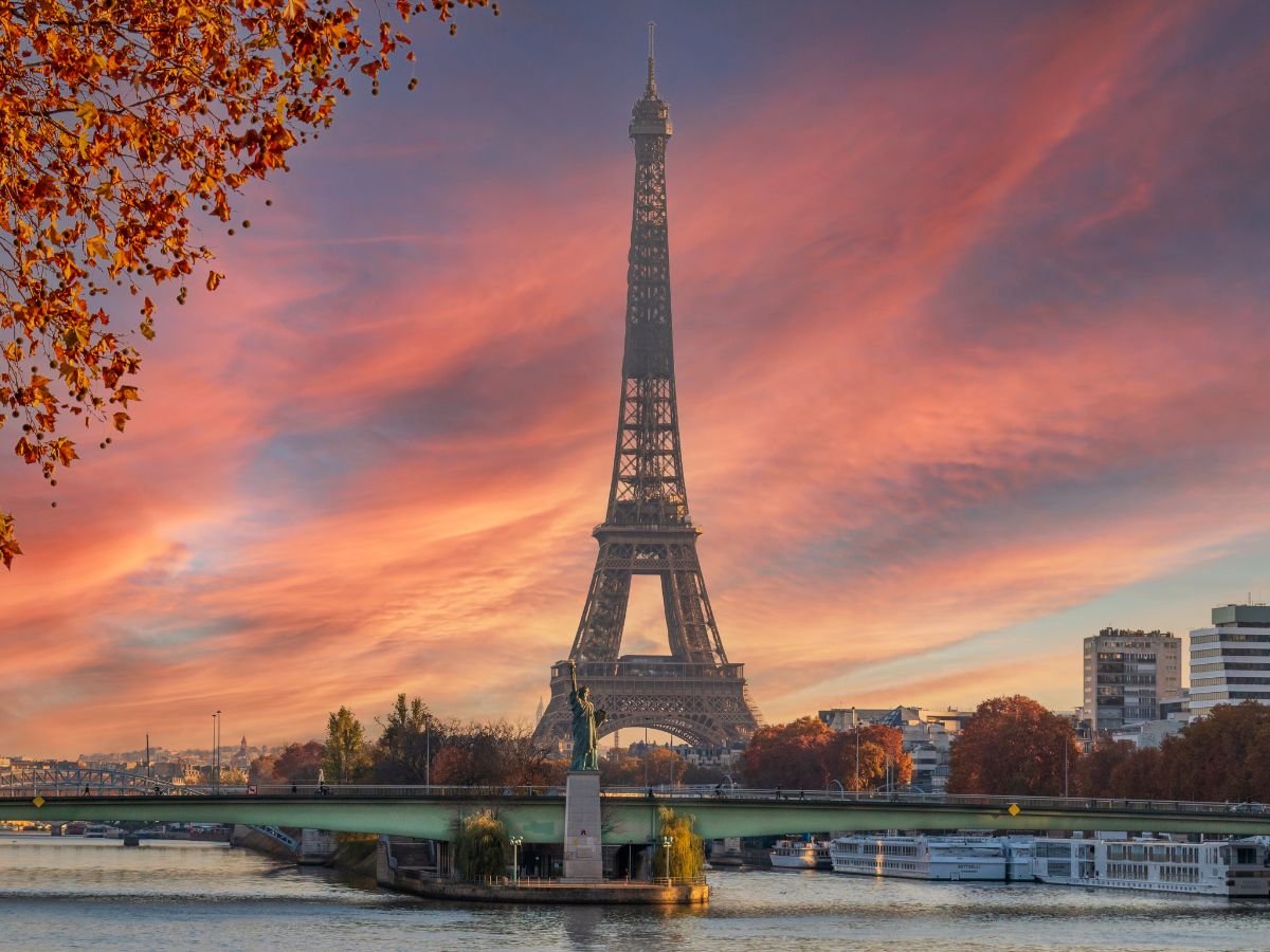vista de la torre eiffel