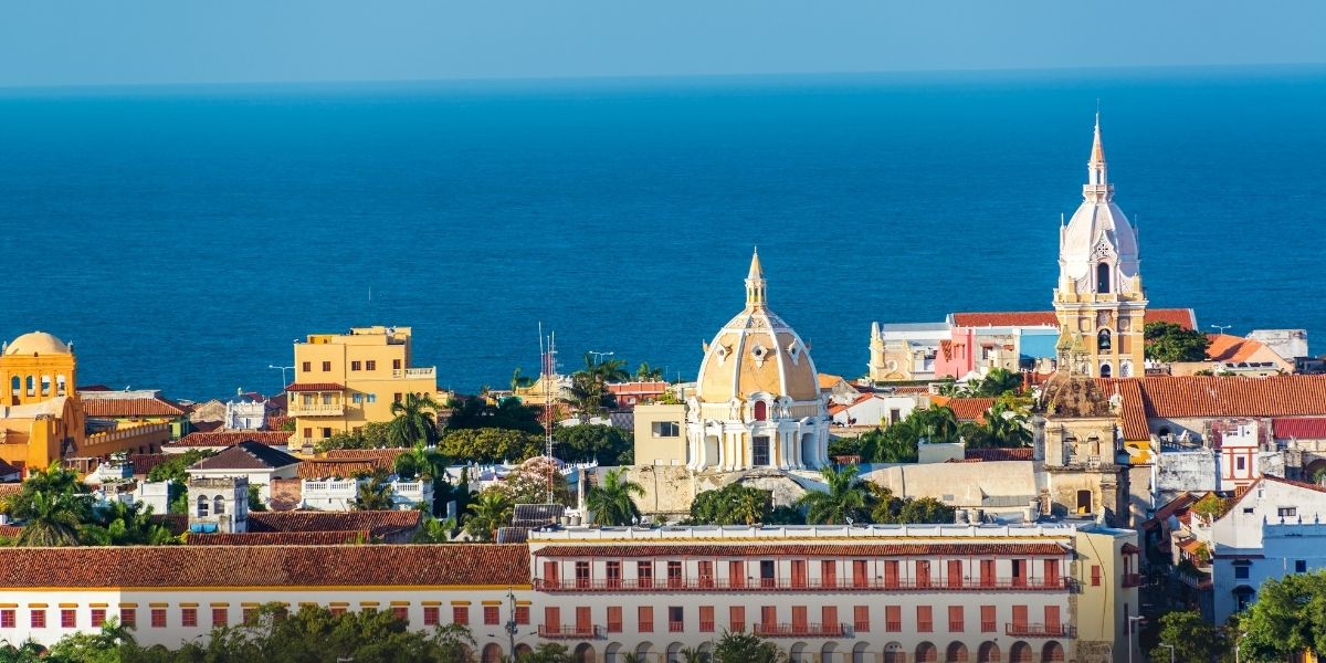 vista del centro historico de cartagena
