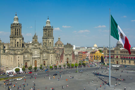 Arribo a México