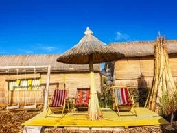 uros island in puno