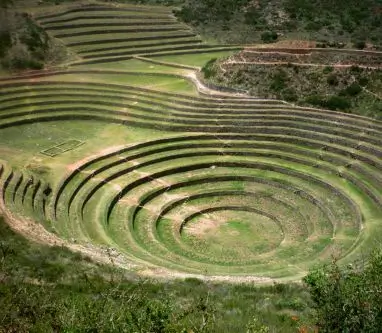 vista de moray en el valle sagrado