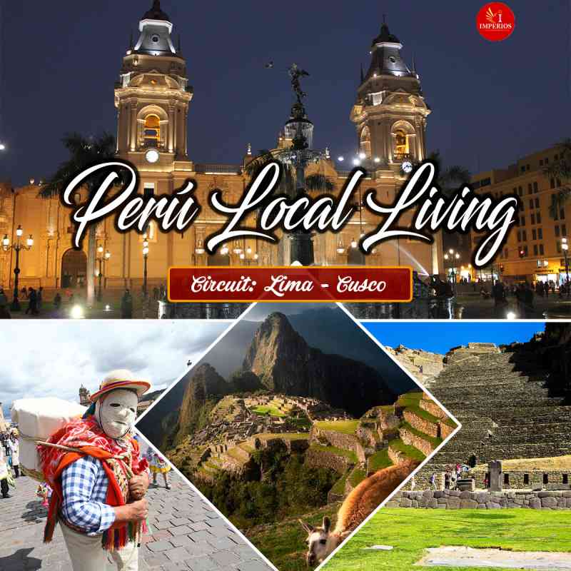 Tourist package from Lima to Cusco, 5 days 4 nights exploring the highlights of history and archaeology.
