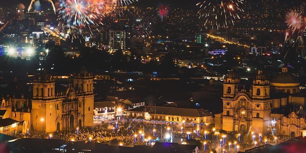 December 31st at Cusco's main square