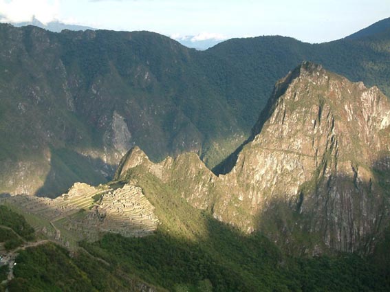 Machupicchu vista from Winaywayna