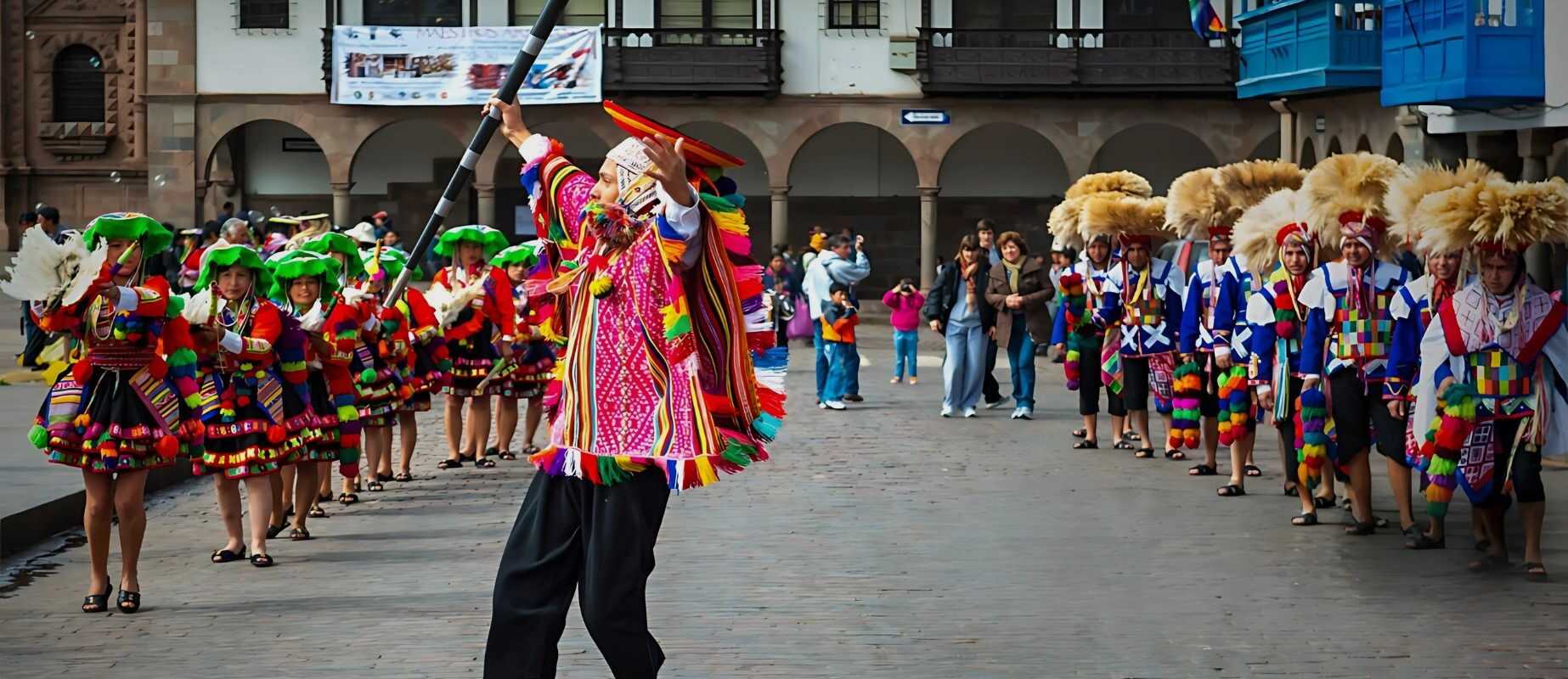 celebracion del inti raymi en la Plaza de Armas