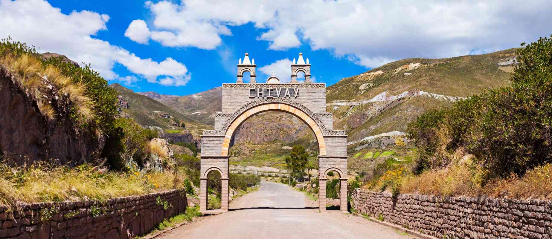 Chivay Town in colca canyon