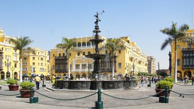 Plaza de armas de Lima