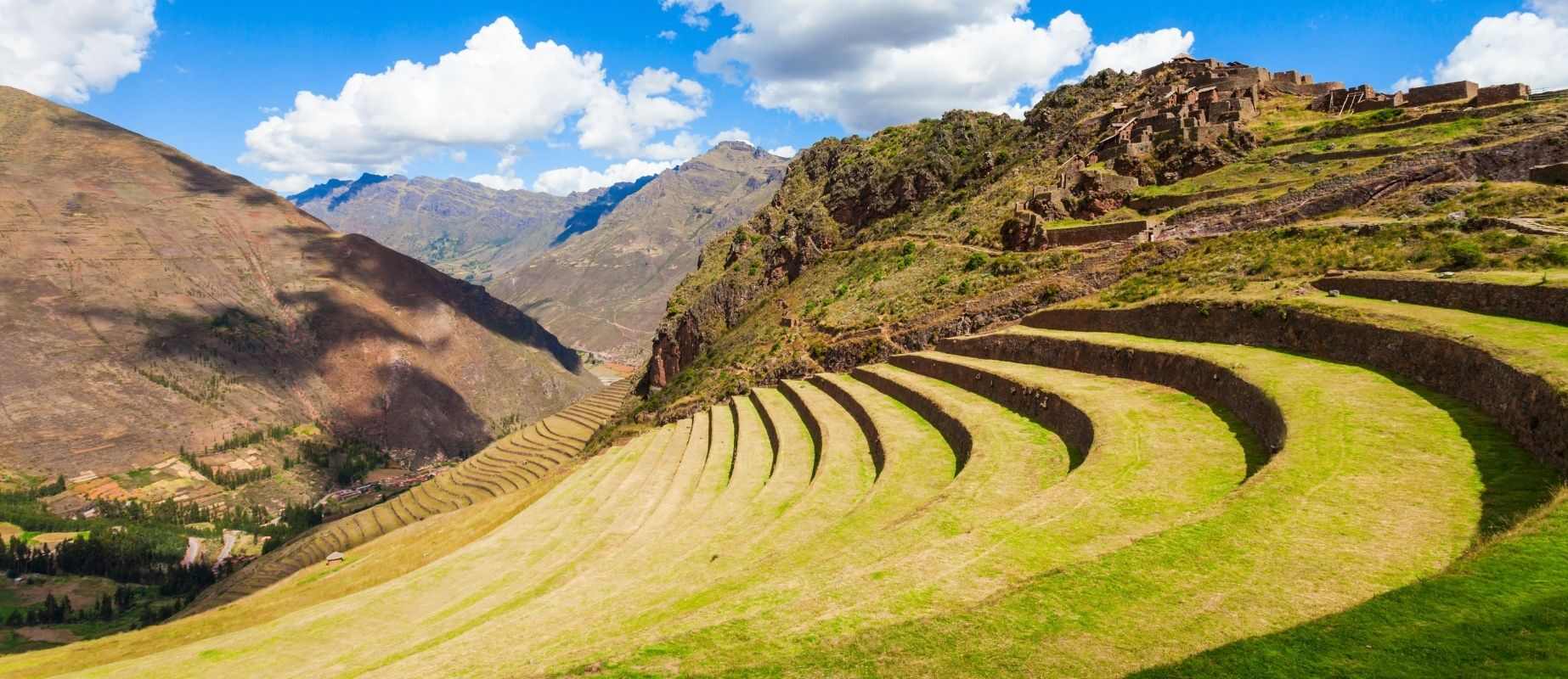 andenes del sitio arqueologico de Pisac