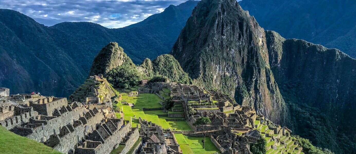 view of machu picchu from the traditional viewpoint